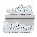 Cow Milk Bottle Pattern Print White Running Shoes