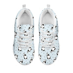 Cow Milk Bottle Pattern Print White Sneakers