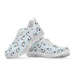 Cow Milk Bottle Pattern Print White Sneakers