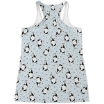 Cow Milk Bottle Pattern Print Women's Racerback Tank Top