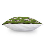 Cow On Green Grass Pattern Print Pillow Cover