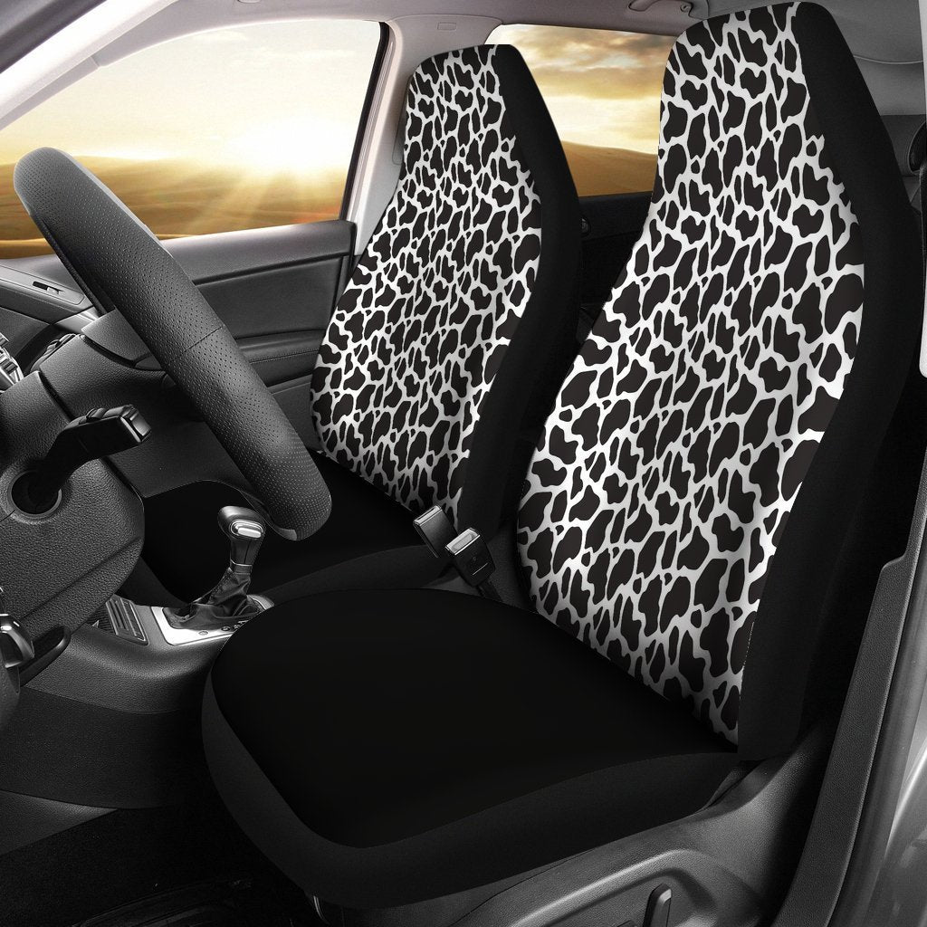 Cow Print Universal Fit Car Seat Covers GearFrost