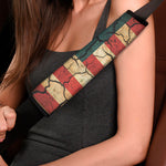 Cracked American Flag Print Car Seat Belt Covers