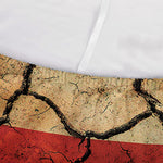 Cracked American Flag Print Sofa Cover