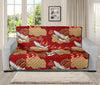 Crane Bird Kimono Pattern Print Futon Protector