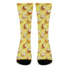 Crazy Emoji Pattern Print Crew Socks