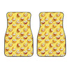 Crazy Emoji Pattern Print Front Car Floor Mats