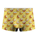 Crazy Emoji Pattern Print Men's Boxer Briefs