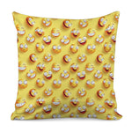 Crazy Emoji Pattern Print Pillow Cover