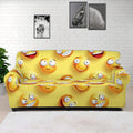 Crazy Emoji Pattern Print Sofa Cover