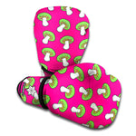 Crazy Mushroom Pattern Print Boxing Gloves