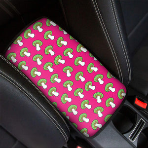 Crazy Mushroom Pattern Print Car Center Console Cover