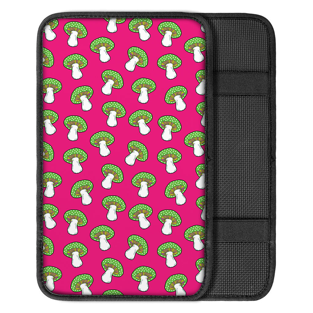 Crazy Mushroom Pattern Print Car Center Console Cover