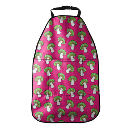 Crazy Mushroom Pattern Print Car Seat Organizers