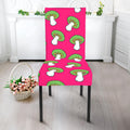 Crazy Mushroom Pattern Print Dining Chair Slipcover