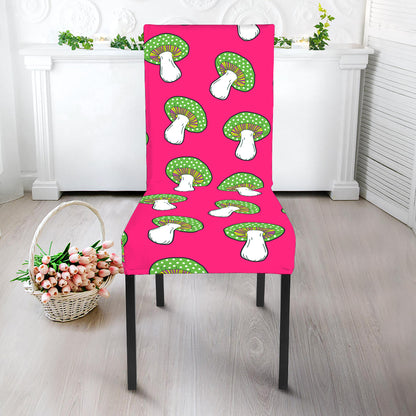 Crazy Mushroom Pattern Print Dining Chair Slipcover