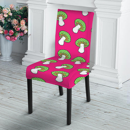 Crazy Mushroom Pattern Print Dining Chair Slipcover