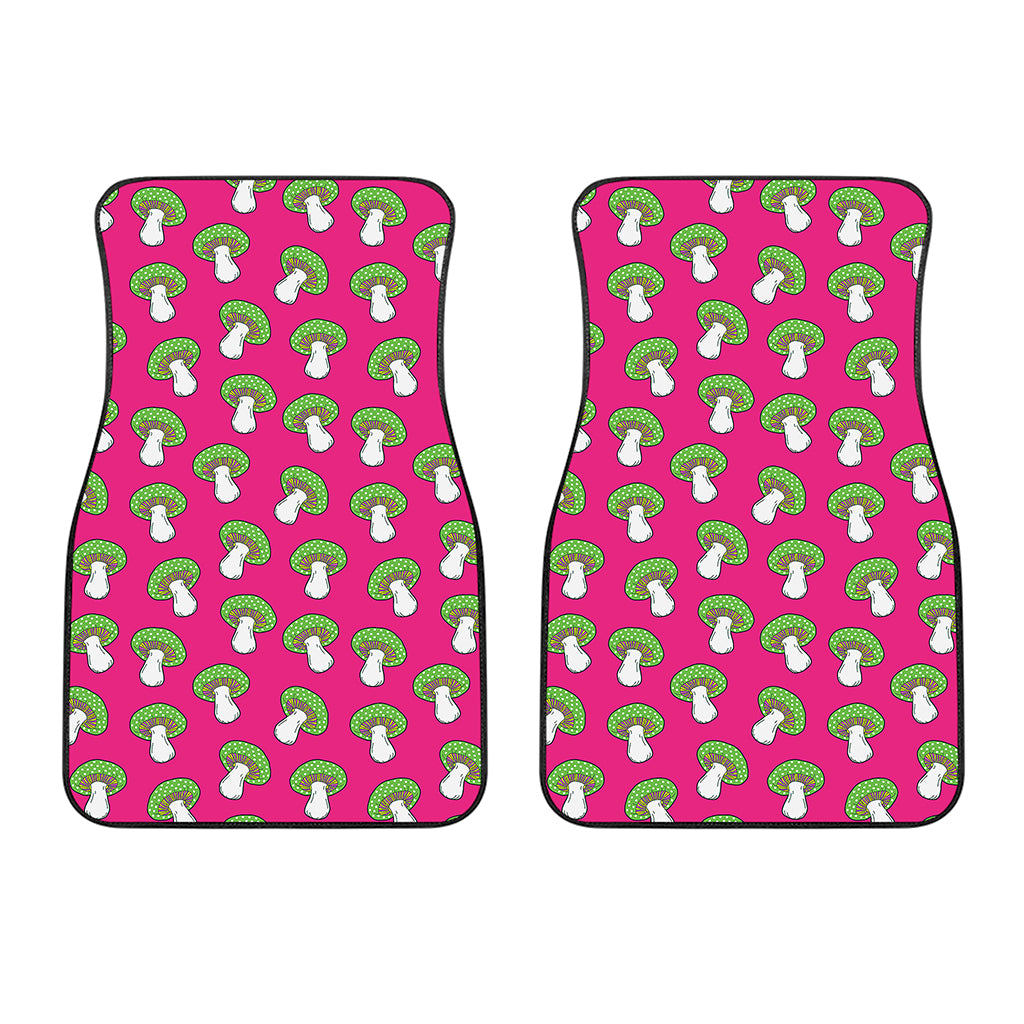 Crazy Mushroom Pattern Print Front Car Floor Mats