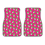 Crazy Mushroom Pattern Print Front Car Floor Mats