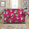 Crazy Mushroom Pattern Print Loveseat Protector