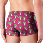 Crazy Mushroom Pattern Print Men's Boxer Briefs