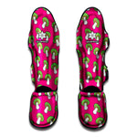 Crazy Mushroom Pattern Print Muay Thai Shin Guard