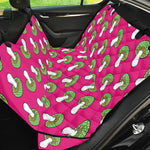 Crazy Mushroom Pattern Print Pet Car Back Seat Cover