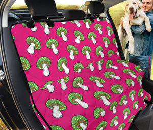 Crazy Mushroom Pattern Print Pet Car Back Seat Cover