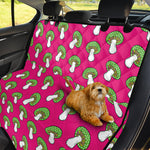 Crazy Mushroom Pattern Print Pet Car Back Seat Cover