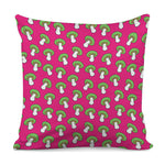 Crazy Mushroom Pattern Print Pillow Cover