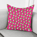 Crazy Mushroom Pattern Print Pillow Cover