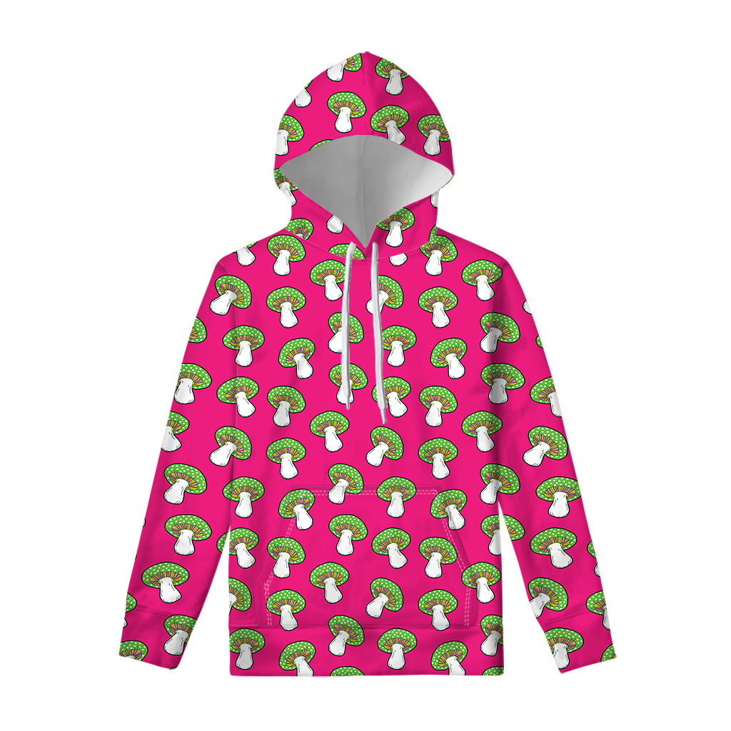 Crazy Mushroom Pattern Print Pullover Hoodie