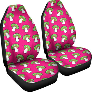 Crazy Mushroom Pattern Print Universal Fit Car Seat Covers