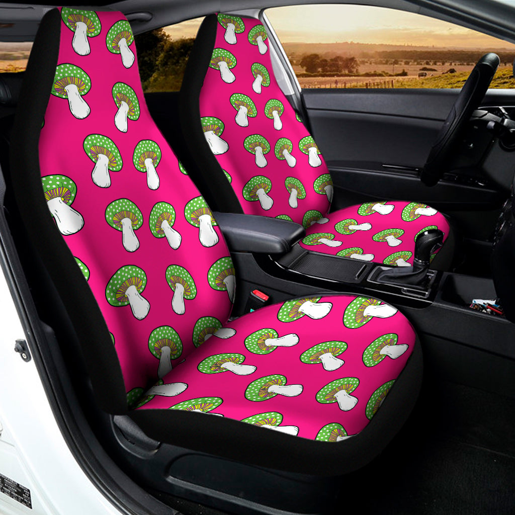 Crazy Mushroom Pattern Print Universal Fit Car Seat Covers