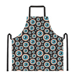 Creepy Eyeball Pattern Print Apron