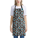Creepy Eyeball Pattern Print Apron