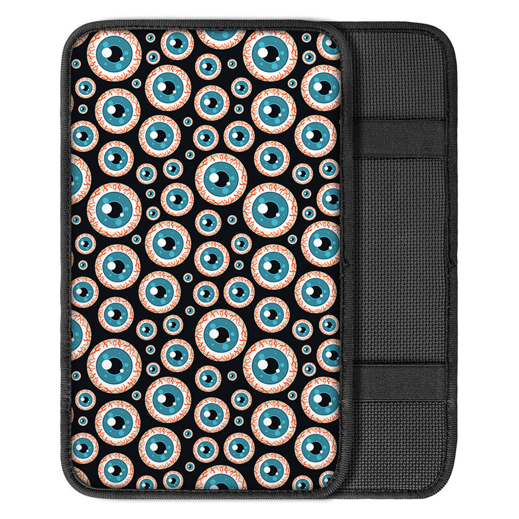 Creepy Eyeball Pattern Print Car Center Console Cover