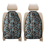 Creepy Eyeball Pattern Print Car Seat Organizers