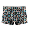 Creepy Eyeball Pattern Print Men's Boxer Briefs