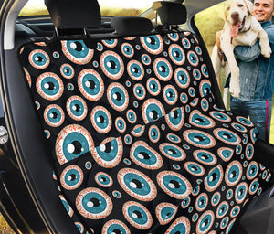 Creepy Eyeball Pattern Print Pet Car Back Seat Cover