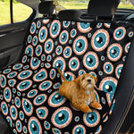 Creepy Eyeball Pattern Print Pet Car Back Seat Cover