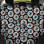 Creepy Eyeball Pattern Print Pet Car Back Seat Cover