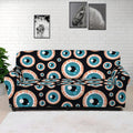 Creepy Eyeball Pattern Print Sofa Cover