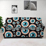Creepy Eyeball Pattern Print Sofa Cover