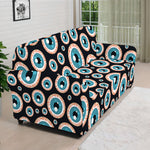 Creepy Eyeball Pattern Print Sofa Cover