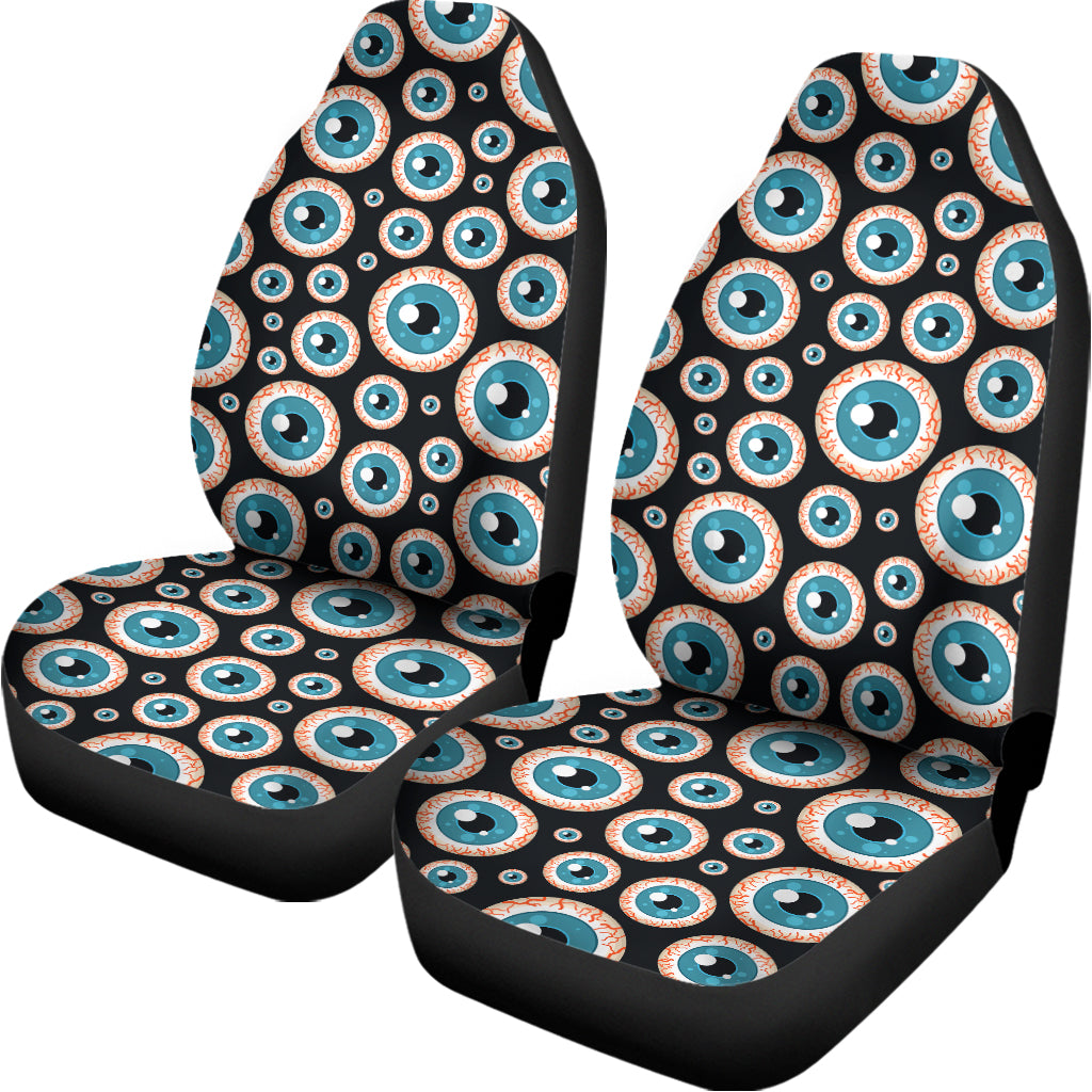 Creepy Eyeball Pattern Print Universal Fit Car Seat Covers