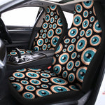 Creepy Eyeball Pattern Print Universal Fit Car Seat Covers