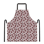 Creepy Red Eyeball Pattern Print Apron