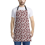 Creepy Red Eyeball Pattern Print Apron
