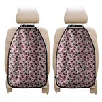 Creepy Red Eyeball Pattern Print Car Seat Organizers